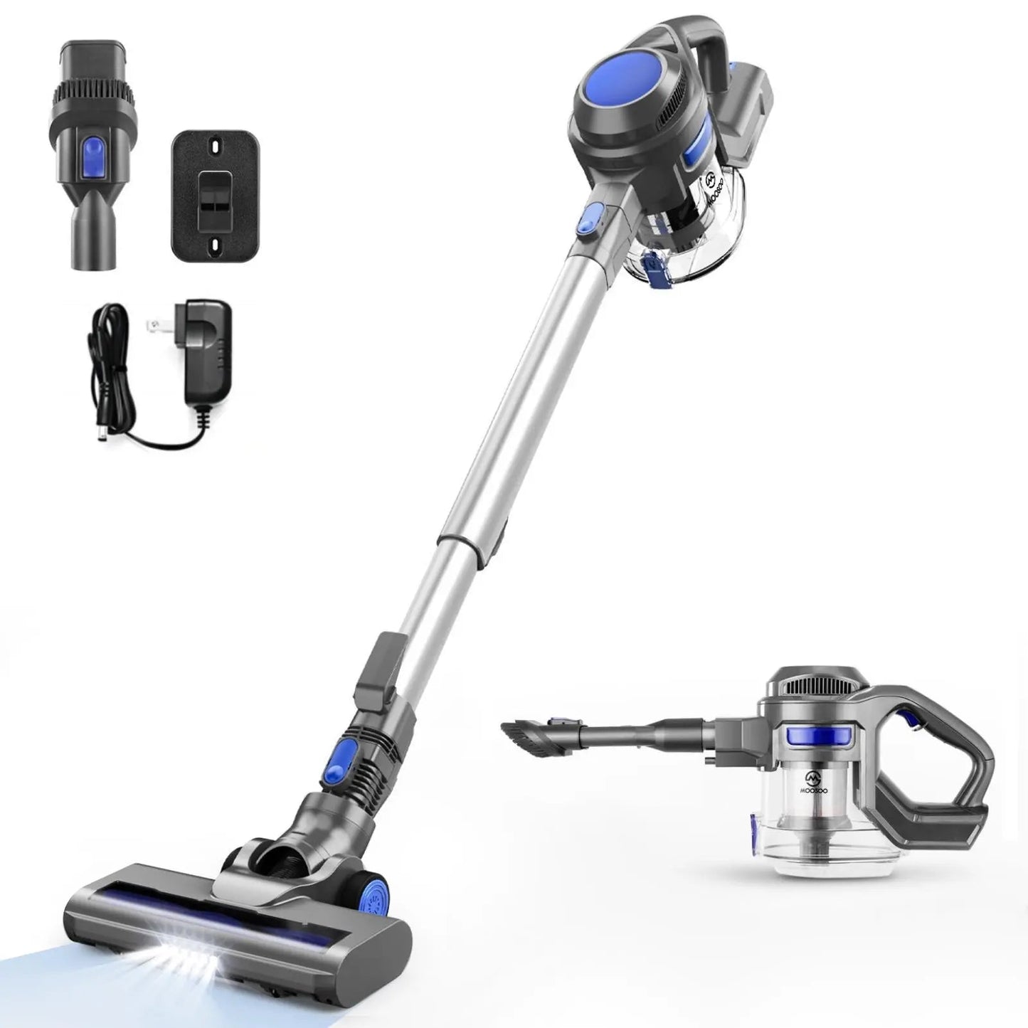 MOOSOO XL-618A/XC1  4-in-1 Light Weight Vacuum - Cordless Stick Vacuum Cleaner